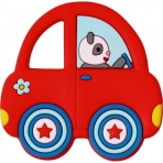 BabyGlück Närimisrõngas punane auto