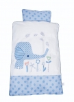 BabyDan voodipesukomplekt Elefantastic Blue