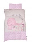 BabyDan voodipesukomplekt Elefantastic Pink