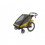 Thule lastekäru Chariot Sport 2- Spectra Yellow on Black