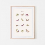Mushie keskmine poster, Dinosaurs