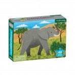 Mudpuppy mini pusle 48-osaline Aafrika elevant