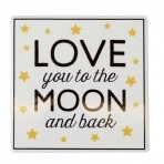 Sass & Belle riiulikaunistus Love You to the Moon&Back