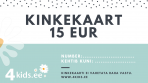 Kinkekaart 15 Eurot
