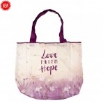 Kokkukäiv ostukott Love Faith Hope 