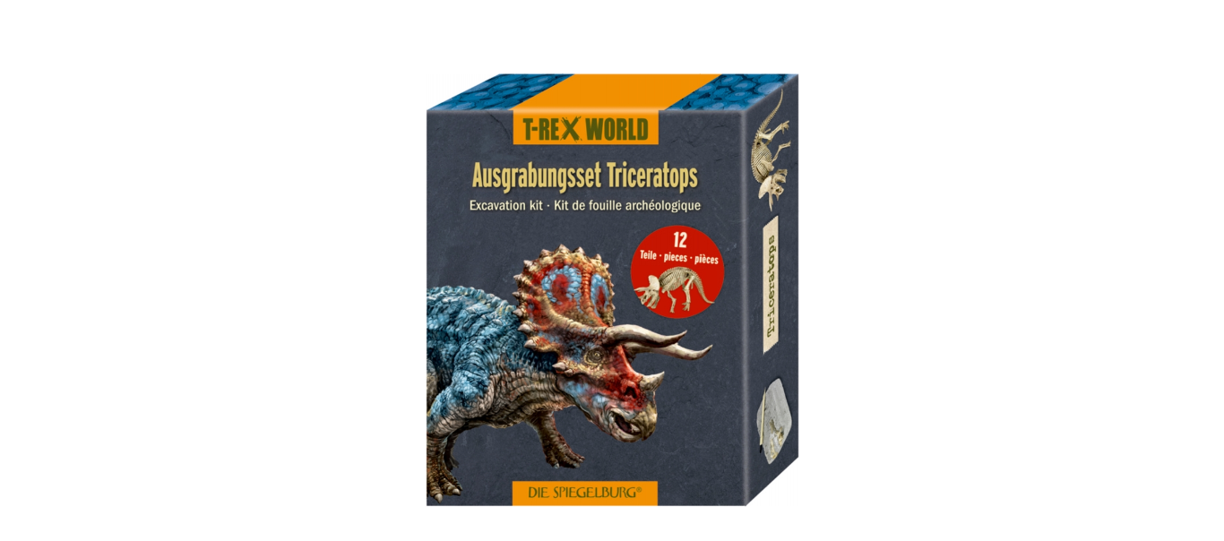 T-Rex World luude väljakaevamiskomplekt Triceratops
